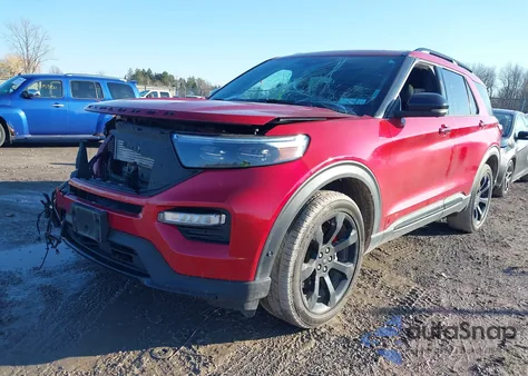 2020 Ford Explorer St из США, поврежденный, VIN 1FM5K8GC8LGC72804